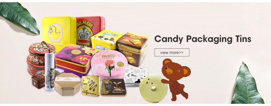 MOQ wholesale of candy tin boxes
