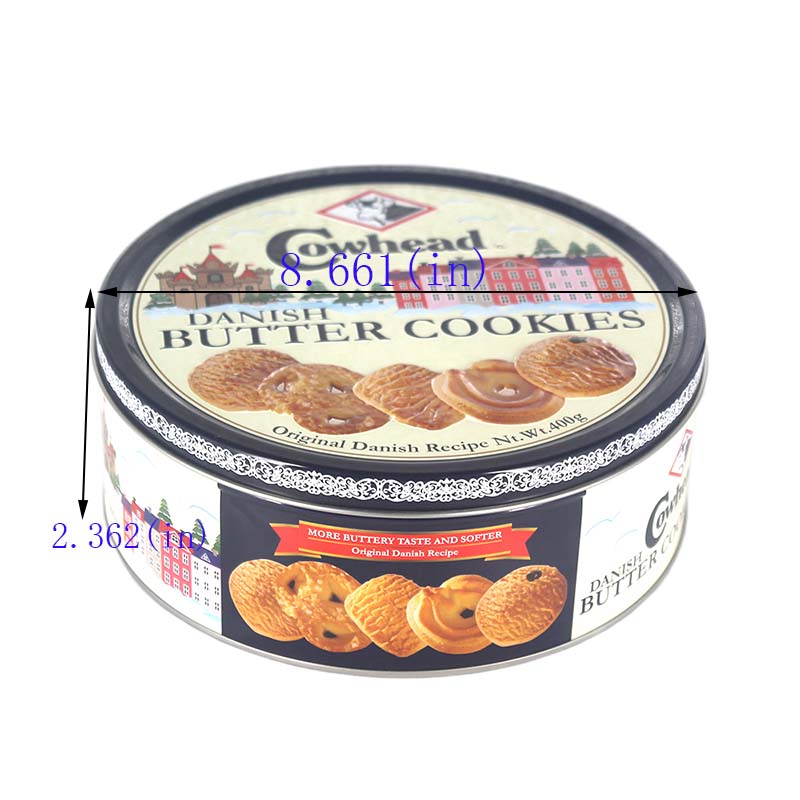 High Quality Customized Gift Chocolate Cookie Tin Can